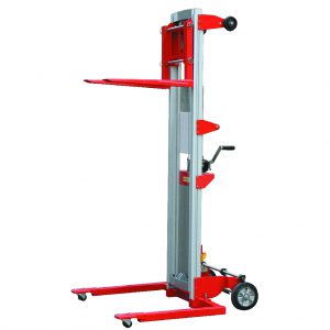 181kg Portable Hand Stacker Truck 2.5m Lift