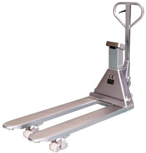 Stainless Steel Weigh Scale Pallet Truck 2000kg/0.5kg