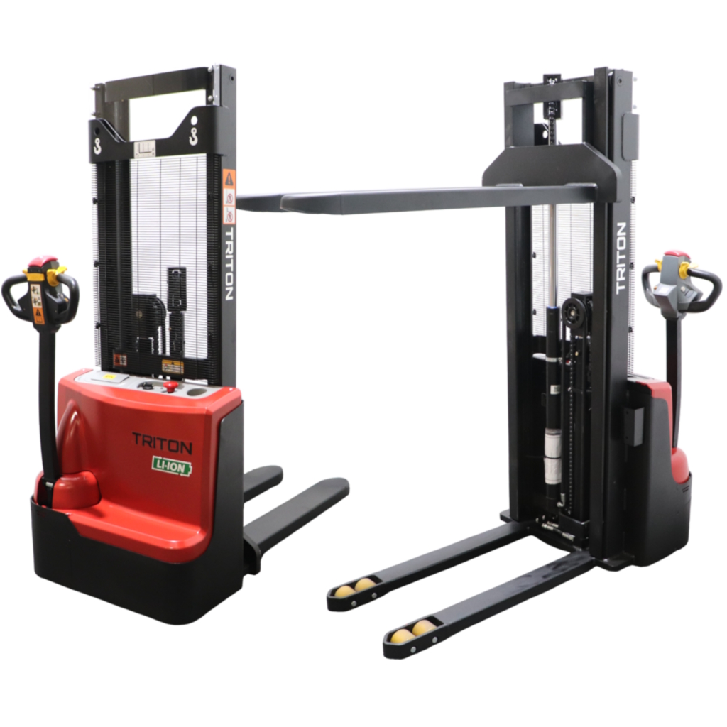 ES12-FL-3000 TRITON Fully Electric FREE LIFT Stacker 3m 1200kg