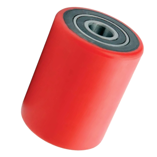 Polyurethane PU Load rollers 80x93mm fitted with 20mm sealed bearings