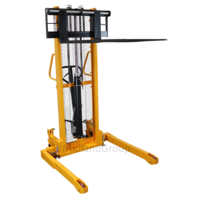 1000kg 1.6m Manual Straddle Stacker Truck